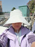 駱駝（CAMEL）大帽檐高倍防曬帽upf50+防紫外線(xiàn)騎車(chē)遮陽(yáng)帽子太陽(yáng)帽冷帽盆帽5015 曬單實(shí)拍圖
