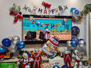 倍歡喜 奧特曼主題生日場(chǎng)景布置氣球兒童男孩派對背景電視投屏裝飾 奧特曼電視投屏套餐 曬單實(shí)拍圖