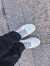 李寧浮舟丨板鞋輕盈軟彈男鞋透氣小白鞋春夏增高經(jīng)典休閑鞋AGCS419 曬單實(shí)拍圖