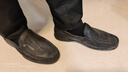金利來(lái)（Goldlion）男鞋一腳蹬豆豆鞋秋款羊皮革商務(wù)休閑皮鞋G567520146AAB黑40 曬單實(shí)拍圖