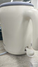 美的（Midea）電熱水壺米色燒水壺便攜式燒水杯差旅 0.6L智能斷電304食品級不銹鋼迷你便攜小容量年貨SH06X6-103 曬單實(shí)拍圖