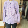欣尚優(yōu)中老年棉開(kāi)襟秋衣女士線(xiàn)衣對襟襯衣老人媽媽棉毛開(kāi)衫上衣保暖上衣 淺紫色上衣 XL 推薦110-125斤 曬單實(shí)拍圖
