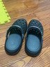 QYCKABY德國醫用手術(shù)室拖鞋男士洞洞鞋2026新款四季防滑eva厚底外穿女士 黑色 42-43 正碼 曬單實(shí)拍圖