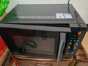 美的（Midea）微碳微波爐烤箱一體機900w微波1000w燒烤平板光波速熱23L容量變頻臻彩熒幕 （C32） 曬單實(shí)拍圖