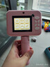 qdrone For the Good Moments拍立得兒童照相機可拍照直接出打印照片玩具女孩生日禮物7-14歲 粉【彩色打印5卷+128G+補光燈+送禮袋+自拍桿】 【打印500張】送便捷背帶3 曬單實(shí)拍圖