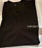 阿瑪尼EMPORIO ARMANI【禮物】25春夏EAU男士T恤 曬單實(shí)拍圖