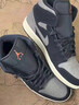 耐克（NIKE）男鞋Air Jordan 1 AJ1棕黑色舒適防滑耐磨減震中幫運動(dòng)復古籃球鞋 IB7110-002 42 曬單實(shí)拍圖