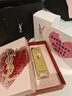 YSL圣羅蘭黑管鏡面愛(ài)心唇釉610口紅滋潤化妝品生日禮物送女友新年禮物 曬單實(shí)拍圖