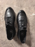 駱駝牌 牛皮男士皮鞋商務(wù)運動(dòng)休閑耐磨百搭厚底 P14A211626 黑色 42 曬單實(shí)拍圖