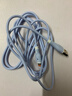艾昊者適用蘋(píng)果數據線(xiàn)iPhone14/13/12/11promax/6s/7/8plus液態(tài)軟膠充電線(xiàn)帶燈手機通用快充 自帶柔和燈【藍色】液態(tài)防斷耐用線(xiàn)材 2米 曬單實(shí)拍圖