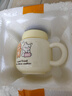 新款創(chuàng  )意陶瓷杯鏡面杯家用喝水杯子情侶馬克杯帶蓋辦公室咖啡杯 新億杯（餅干小兔）500ml 曬單實(shí)拍圖