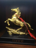龍哨純黃銅馬到成功擺件生肖馬躍馬吉祥物家居辦公室裝飾品駿馬千里馬 馬到成功 長(cháng)18.5寬6高約16.5cm 曬單實(shí)拍圖