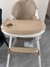 巧樂(lè )熊寶寶餐椅可折疊0-6歲嬰幼兒童成長(cháng)吃飯餐桌椅防側翻多功能學(xué)坐椅 可折疊】里瑟米【萬(wàn)向輪+坐墊+雙餐盤(pán)+置物籃】 曬單實(shí)拍圖