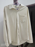 班尼路（Baleno）襯衫男260g重磅秋季男女同款高級感內搭外套情侶休閑潮流紐扣開(kāi)衫 曬單實(shí)拍圖