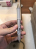 百樂(lè )（PILOT）DR.GRIP健握黑色中性筆按動(dòng)0.5簽字筆刷題考試專(zhuān)用筆順滑速干筆辦公用筆 銀色/黑（卡式包裝盒） 曬單實(shí)拍圖