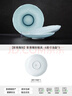 景德鎮（jdz）官方高溫陶瓷碗盤(pán)餐具影青瓷無(wú)鉛純色餐盤(pán)飯碗碟高檔喬遷搬家禮物 影青-8英寸淺盤(pán)（三只裝） 曬單實(shí)拍圖