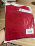 恒源祥羊毛衫女100純羊毛新中式中年媽媽裝50-60洋氣本命年打底紅色毛衣 曬單實(shí)拍圖