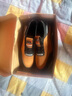 2026馬年開(kāi)春夏四季百搭戶(hù)外運動(dòng)加棉保暖休閑商務(wù)男士軟底小皮鞋 619-黃色【四季百搭款】 43 (265mm) 曬單實(shí)拍圖