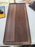 茶藝貴族優(yōu)選清雅花梨木胡桃色60x28茶盤(pán)功夫茶具單品家用辦公小號排水式 曬單實(shí)拍圖