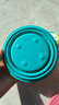M Square便攜式折疊硅膠杯碗野餐露營(yíng)寶寶食品級旅行戶(hù)外 湖水藍大碗 曬單實(shí)拍圖