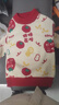 拉夏貝爾女童秋冬毛衣新款男童紅色過(guò)年喜慶針織衫兒童加厚上衣 紅色 好柿花生 105 建議身高91-105cm 曬單實(shí)拍圖