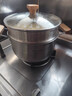 九陽(yáng)（Joyoung）316L不銹鋼湯蒸鍋 自帶蒸格雙層多功能家用 熱奶煮粥爐灶通用24cm 曬單實(shí)拍圖