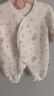 婧麒（JOYNCLEON）新生兒嬰兒衣服秋冬滿(mǎn)月純棉初生寶寶連體衣a類(lèi)爬服 Jlt200709 曬單實(shí)拍圖