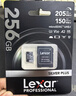 雷克沙（Lexar）256GB TF（MicroSD）存儲卡 V30 A2 讀160MB/s 游戲機平板行車(chē)監控錄像內存卡 4K超清拍攝（BLUE） 曬單實(shí)拍圖