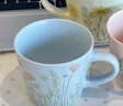 炊大皇馬克杯炻瓷陶瓷水杯子女生高顏值情侶杯禮物茶杯350ml（繡球藍） 曬單實(shí)拍圖