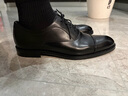 百麗張凌赫同款商務(wù)正裝皮鞋禮盒裝男鞋牛皮鞋婚鞋59736 黑色 43 曬單實(shí)拍圖