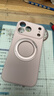 京工智造【高品質(zhì)液態(tài)丨360°支點(diǎn)殼】適用蘋(píng)果17promax手機殼iPhone17pro保護套液態(tài)硅膠磁吸支架17防摔款 【灰粉色】超軟糯手感&全包相機鍵 iPhone17 Pro Max（贈鋼化膜 曬單實(shí)拍圖