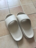 秋沐熙居家拖鞋男士防滑耐磨EVA情侶浴室靜音女士涼拖 卡其色   38-39 曬單實(shí)拍圖