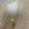 周六福（ZLF）  黃金手鏈女款5G足金車(chē)花幻彩銅錢(qián)手飾 計價(jià) 16+3cm-2.38g 曬單實(shí)拍圖