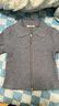 moussy&sly早秋新款多色簡(jiǎn)約通勤風(fēng)拉鏈修身針織上衣030GAZ80-3450 混合藍色117 均碼 曬單實(shí)拍圖