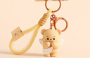 TaTanice黃油奶油小熊鑰匙扣掛件女生書(shū)包掛飾玩偶公仔兒童玩具新年禮物 曬單實(shí)拍圖