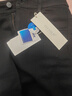 逸陽(yáng)（ESE-Y）2025冬季新款加絨加厚保暖牛仔褲老爹褲百搭大碼哈倫百搭女褲 黑色 加絨 28 曬單實(shí)拍圖
