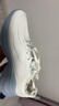 特步（XTEP）女鞋冬季輕便保暖減震跑步鞋2026新款皮面防水旅游休閑運動(dòng)鞋子女 白藍 皮面 38 曬單實(shí)拍圖