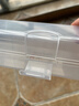 韓國進(jìn)口筷子收納盒餐具盒便攜收納盒樹(shù)脂材質(zhì)透明翻蓋式成人學(xué)生 加大號透明便攜盒 曬單實(shí)拍圖