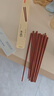 京東京造 紅檀木筷子 天然原木筷家用實(shí)木高檔餐具套裝【0漆0蠟】10雙裝 曬單實(shí)拍圖