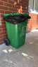 啟德 戶(hù)外垃圾桶大號可掛車(chē)特厚商用環(huán)衛分類(lèi)桶帶輪翻蓋工業(yè)酒店小區物業(yè)垃圾桶 新料特厚款綠色【廚余垃圾】 100L有輪帶蓋款【45*50*77cn】 曬單實(shí)拍圖
