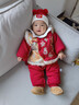 托姆貝克嬰兒連體衣服冬季寶寶周歲禮服拜年服過(guò)年紅色喜慶加厚外出服 80 曬單實(shí)拍圖