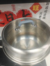 康巴赫304不銹鋼三層蒸鍋蒸籠復底湯蒸鍋多功能防燙鍋具32cm燃氣灶通用 曬單實(shí)拍圖