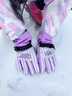 Kocotreekk樹(shù)兒童手套滑雪保暖防水寒小孩加絨加厚冬天五指男女童小學(xué)生L 曬單實(shí)拍圖