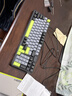 雷柏（Rapoo）V700DIY-98升級款 三?？椭苹療o(wú)線(xiàn)機械鍵盤(pán)gasket結構7層填充消音全鍵熱插拔電競辦公鍵盤(pán) 黑灰綠 曬單實(shí)拍圖