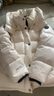 波司登（BOSIDENG）冬季羽絨服鵝絨女士泡芙加厚立領(lǐng)外套商場(chǎng)熱賣(mài)同款B250243116 【店長(cháng)推薦】幻境白8625 M 165/88A充絨量191g 體重約110-120斤 曬單實(shí)拍圖