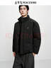 太平鳥(niǎo)男裝 防寒羽絨服男短款25年冬季新款立領(lǐng)面包服# 黑色 第一批 L 曬單實(shí)拍圖