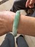 圣麗唯【順豐空運】翡翠手鐲油青冰種老坑玉石處理母親女朋友情人節禮物 內徑60mm圈口 曬單實(shí)拍圖
