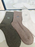 貓人3雙裝35%羊毛襪子男士襪子男冬季加厚保暖襪男毛圈襪睡眠襪男 曬單實(shí)拍圖