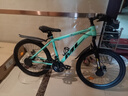 梅隆山地自行車(chē)越野變速公路車(chē)青少年學(xué)生單車(chē)減震輕便單車(chē) SR370-比安奇綠 24英寸 21速 曬單實(shí)拍圖