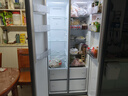 美的（Midea）607升pro升級款雙開(kāi)門(mén)冰箱超大容量一級能效風(fēng)冷無(wú)霜大冷凍星辰砂BCD-607WKPM(E)以舊換新國家補貼 曬單實(shí)拍圖